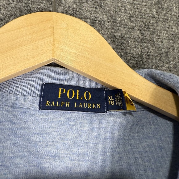 Polo Ralph Lauren Shirt Mens XL Blue Short Sleeve Classic Fit - Picture 2 of 5